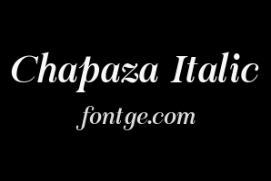 Chapaza Italic