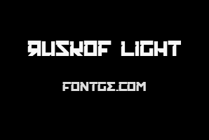 RUSKOF LIGHT