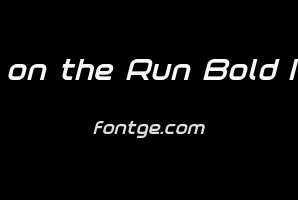 Fox on the Run Bold Italic