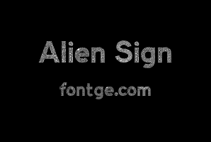 Alien Sign