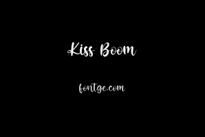 Kiss Boom