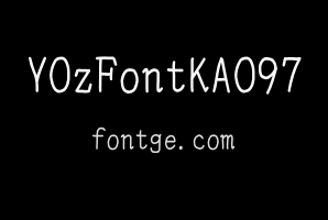YOzFontKAO97