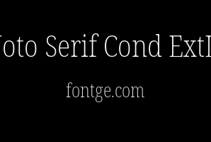 Noto Serif Cond ExtLt