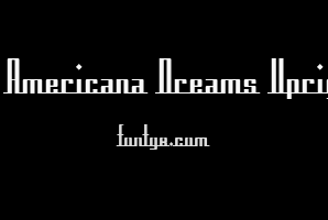 SF Americana Dreams Upright