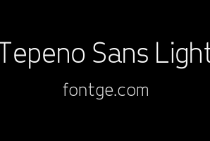 Tepeno Sans Light