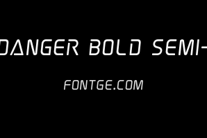 Elite Danger Bold Semi-Italic