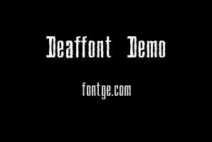 Deaffont Demo